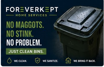 No maggots. No stink. No problem. Just clean bins.
